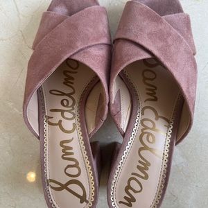 sam edelman stanley block heel criss cross sandal